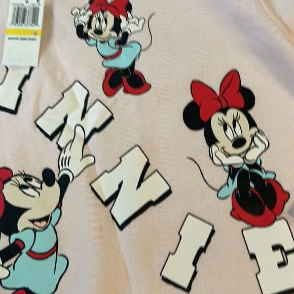 Pale Pink Disney Minnie Mouse Sweatshirt - Picture 4 of 5